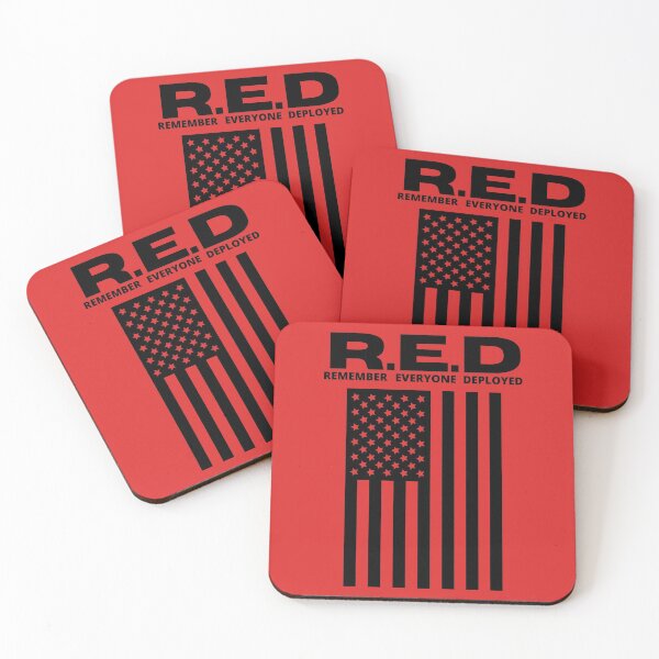 Item preview, R.E.D Remember Everyone Deployed designed and sold by MeetMatilda.