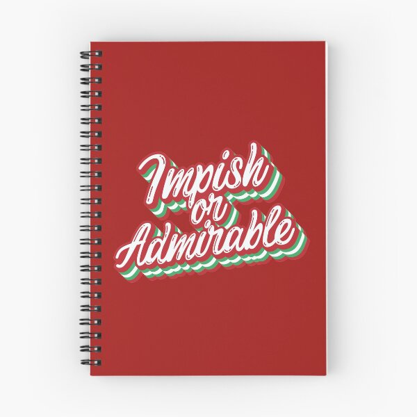 Item preview, Impish or Admirable Belsnickel Christmas Typography The Office Fan designed and sold by GRAPHICxBOMB.