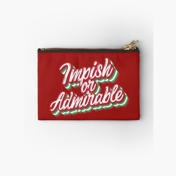 Item preview, Impish or Admirable Belsnickel Christmas Typography The Office Fan designed and sold by GRAPHICxBOMB.
