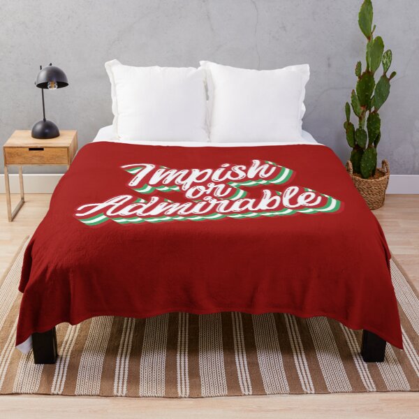 Item preview, Impish or Admirable Belsnickel Christmas Typography The Office Fan designed and sold by GRAPHICxBOMB.