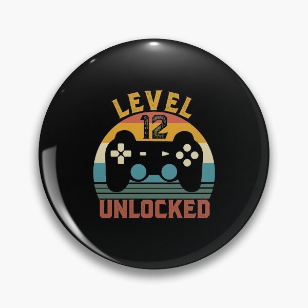 Item preview, Level 12 Unlocked Vintage Video Gamer 12Th Birthday Gift designed and sold by heaneyrowe.
