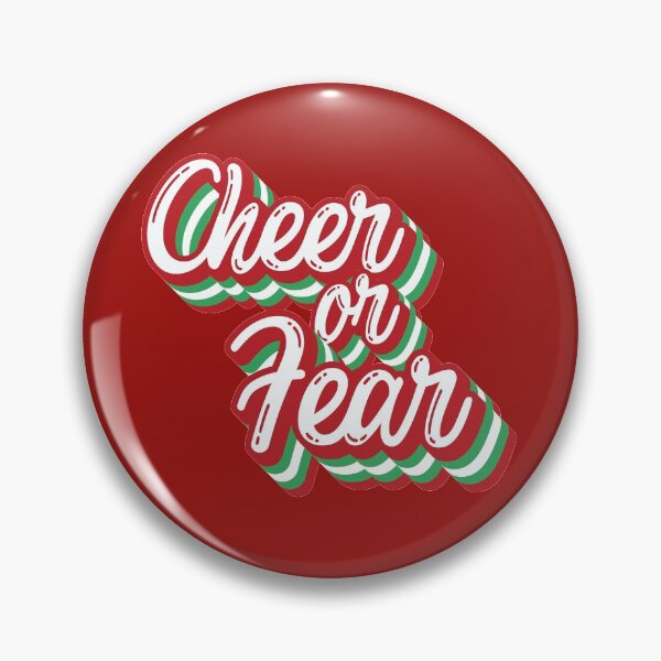 Item preview, Cheer Or Fear Belsnickel Christmas Typography The Office Fan designed and sold by GRAPHICxBOMB.