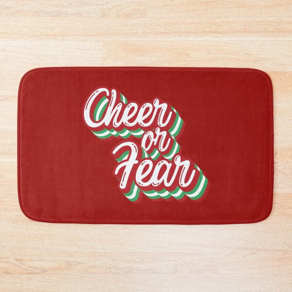 Item preview, Cheer Or Fear Belsnickel Christmas Typography The Office Fan designed and sold by GRAPHICxBOMB.