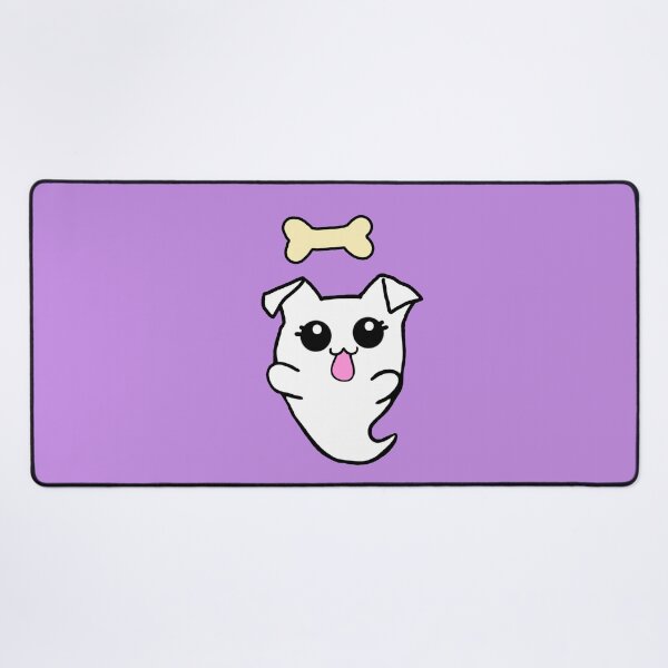 Item preview, Cute Halloween begging chibi dog ghost kawaii halloween 2021 designed and sold by NerdyChibi.