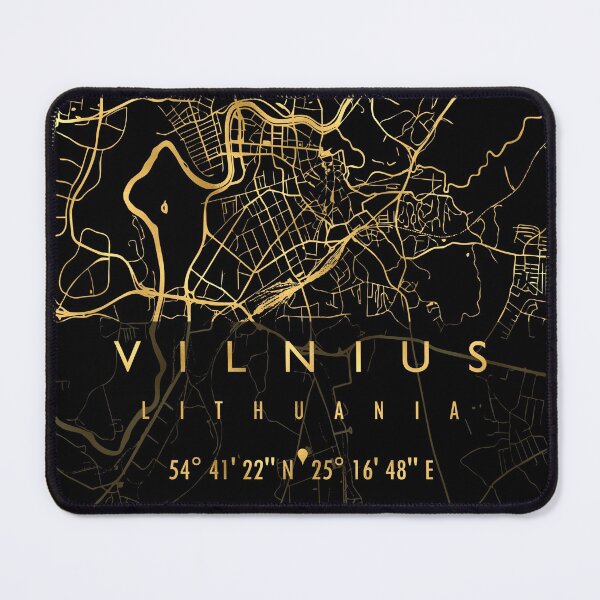 Item preview, VILNIUS MAP LITHUANIA designed and sold by hatimelhag.