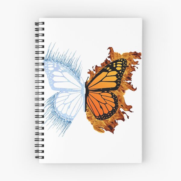 Item preview, Fire and Ice Butterfly designed and sold by hannahjarmel.