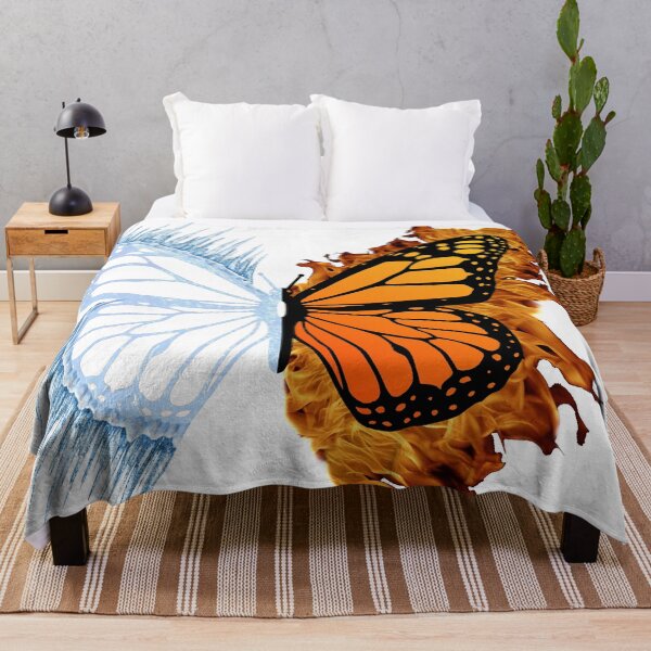 Item preview, Fire and Ice Butterfly designed and sold by hannahjarmel.