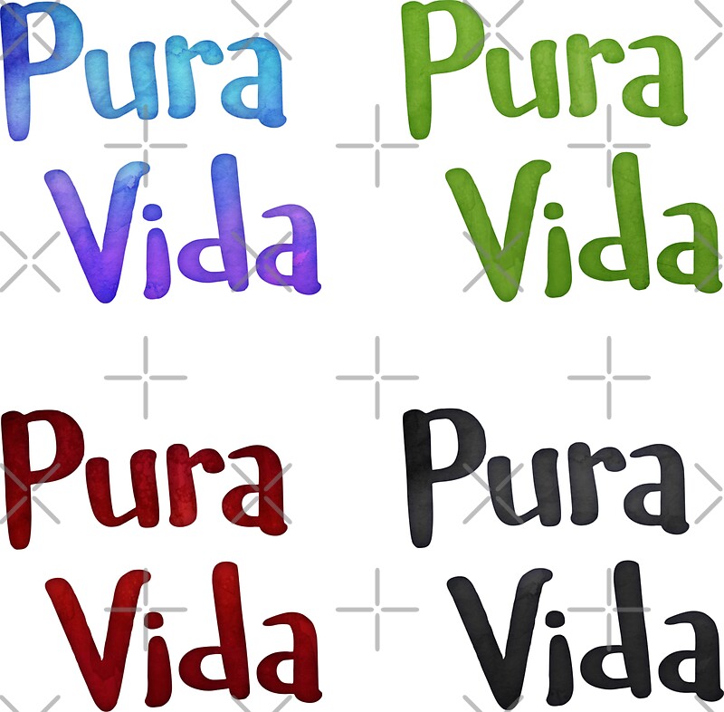 "Pura Vida" Stickers by hilary4 | Redbubble