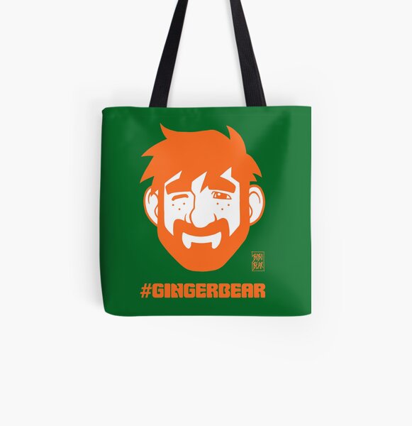 ADAM LIKES GINGER All Over Print Tote Bag