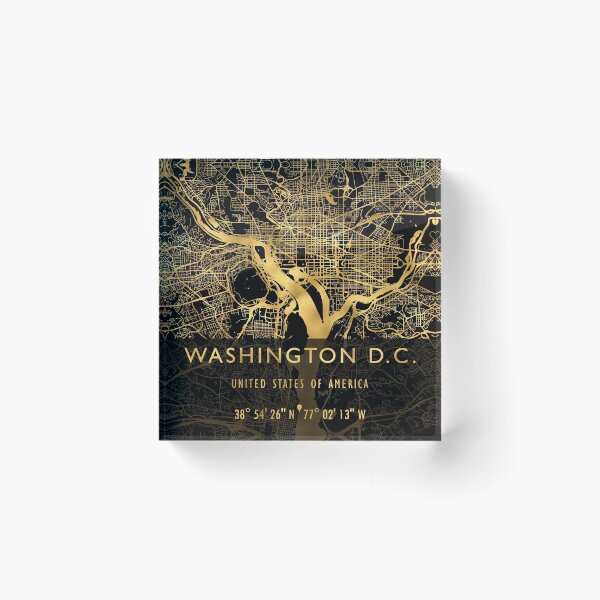 Item preview, WASHINGTON D.C. MAP USA designed and sold by hatimelhag.