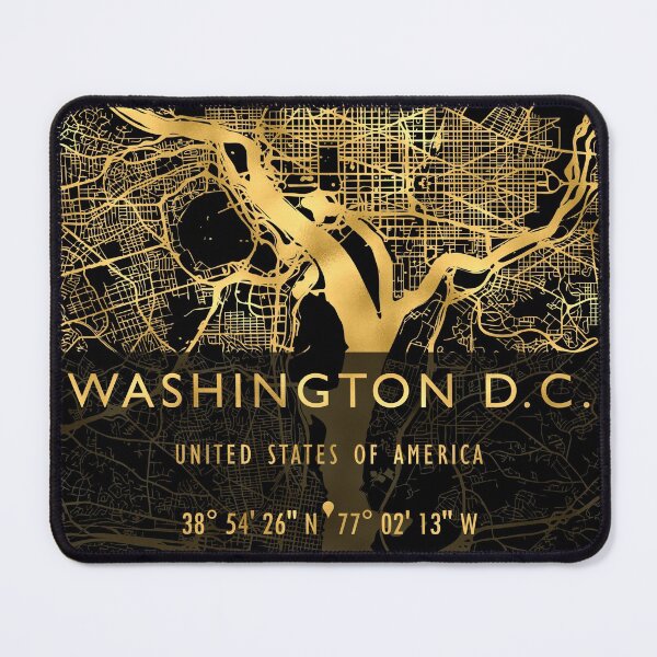 Item preview, WASHINGTON D.C. MAP USA designed and sold by hatimelhag.