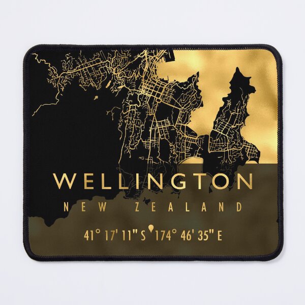 Item preview, WELLINGTON MAP NEW ZEALAND designed and sold by hatimelhag.