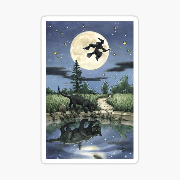 Everyday Witch Tarot - The Moon Sticker