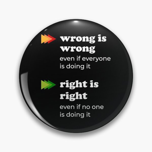 Item preview, Right and wrong designed and sold by LisSteindorff.