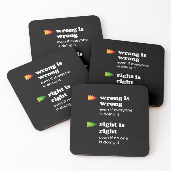 Item preview, Right and wrong designed and sold by LisSteindorff.
