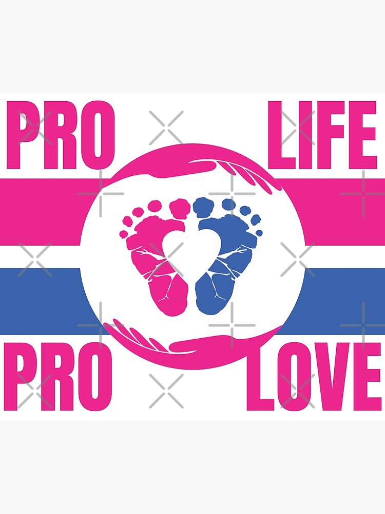 Disover Pro-Life Movement Flag Tapestry