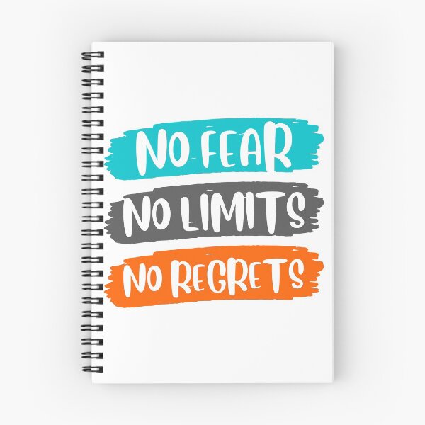 Item preview, no fear no limits no regrets no excuses designed and sold by InsaneCorner.