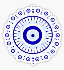 Evil Eye Flower Burst Sticker