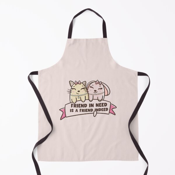 Item preview, Friend in need is a friend indeed | two cats best friends designed and sold by Giovanni's Brown Quotes.
