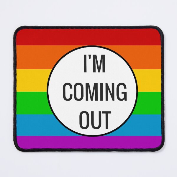 Item preview, Coming Out ~ pride rainbow designed and sold by Inspirationmotivation.