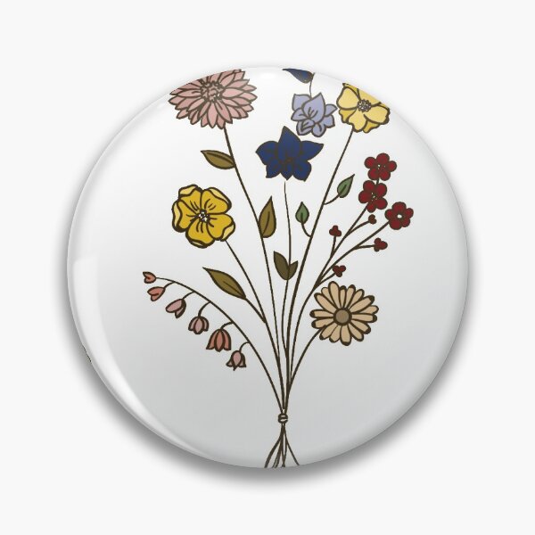 Item preview, Handdrawn Wildflower Stickers designed and sold by GlowinUp Shop.