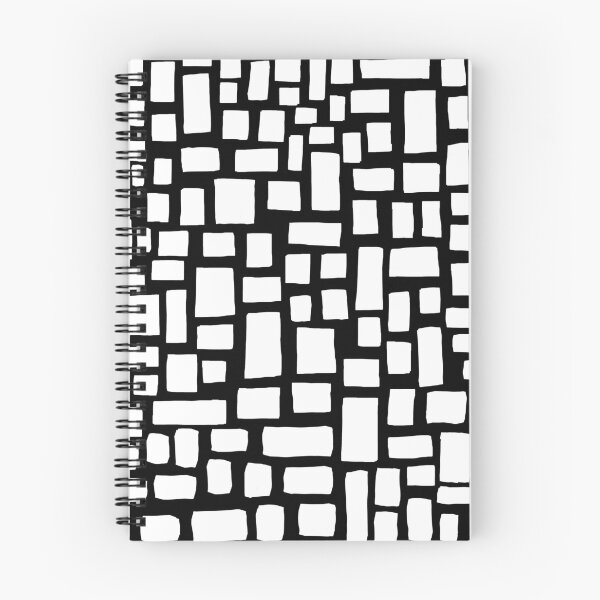 Item preview, White on Black, Monochrome, Sketchy, Block Art  designed and sold by OneThreeSix.