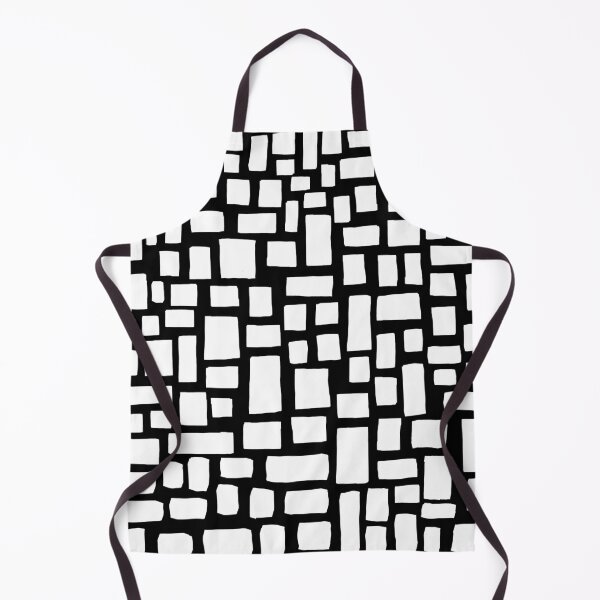 Item preview, White on Black, Monochrome, Sketchy, Block Art designed and sold by OneThreeSix.