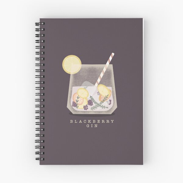 Item preview, Blackberry gin glass print  designed and sold by Pickle-arty.