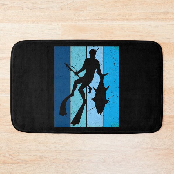 Item preview, Spearfishing Lover Vintage Freediving Ocean Graphic Diving designed and sold by DamnGoodDesign.