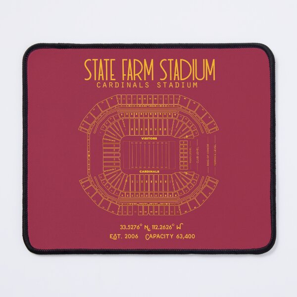 Item preview, Arizona Cardinals Stadium designed and sold by Birch Trail Boutique.