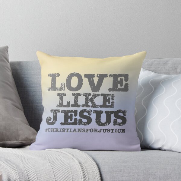 Item preview, Christians for Justice: Love Like Jesus (grey/gray text) designed and sold by Ofeefee.