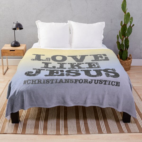 Item preview, Christians for Justice: Love Like Jesus (grey/gray text) designed and sold by Ofeefee.