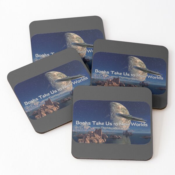 Item preview, Books Take Us to New Worlds designed and sold by Thinklings.