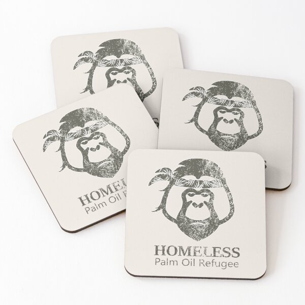 Item preview, Save Homeless Orangutans, Stop Palm Oil designed and sold by PrairieGrouse.