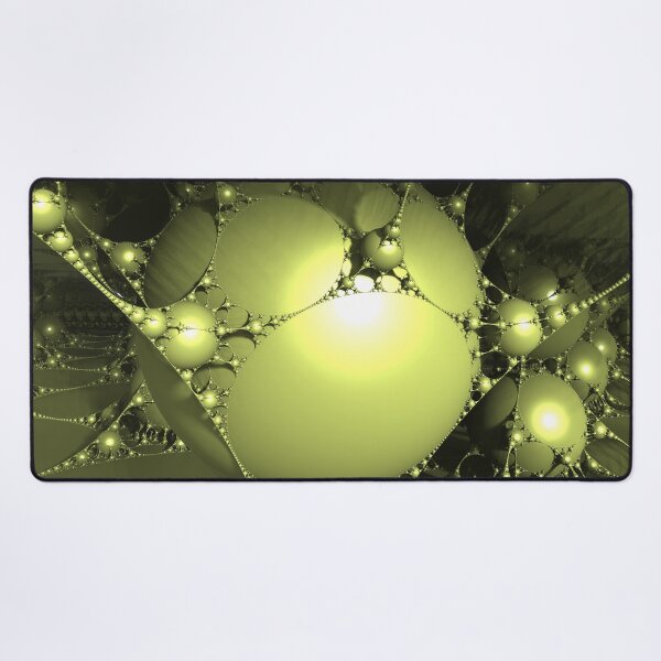 3D Bubble fractal Artwork Desk Mat