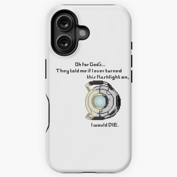 Item preview, Wheatley flashlight quote designed and sold by Sparrowe26.