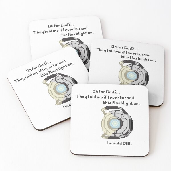 Item preview, Wheatley flashlight quote designed and sold by Sparrowe26.