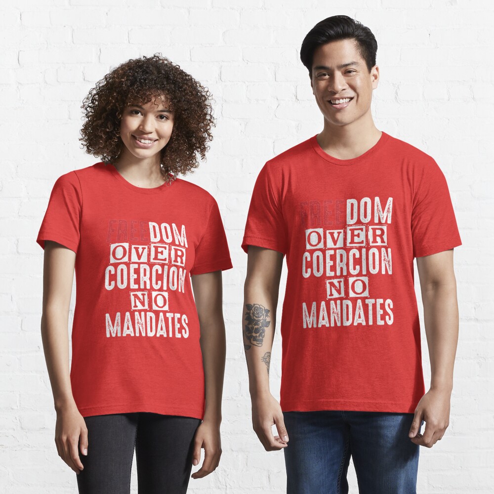 Discover Kein Impfstoff Anti-Impfstoff Freiheit über Zwang Keine Mandate T-Shirt