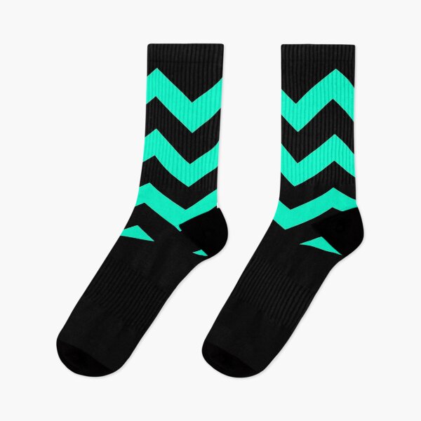 Item preview, AQUA AND BLACK CHEVRON ZIG ZAG  HALF TONE PATTERN - BY OZCUSHIONSTOO designed and sold by ozcushionstoo.