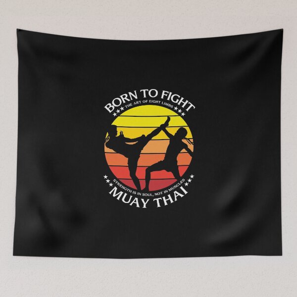 Item preview, Muay Thai Born To Fight designed and sold by KewaleeTee.