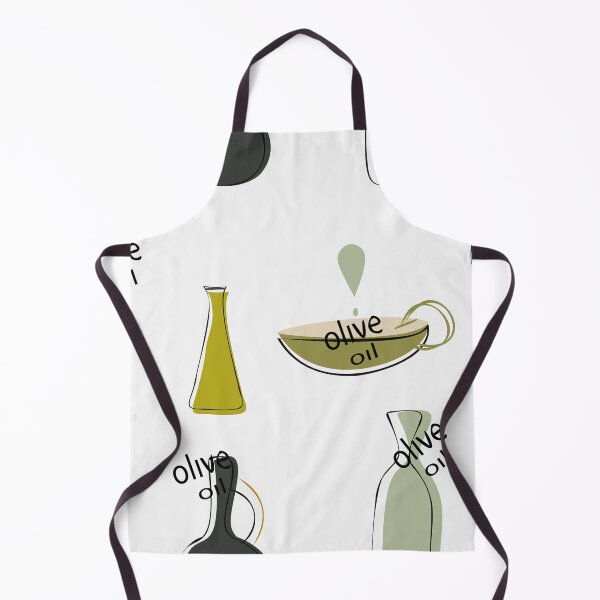 Item preview, Olive oil abstract bottle  seamless pattern. designed and sold by TaniaArtDesign.