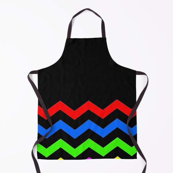 Item preview, CHEVRON MULTICOLORED AND BLACK DESIGN FOR DORM ROOMS AND BACK TO SCHOOL  designed and sold by ozcushionstoo.