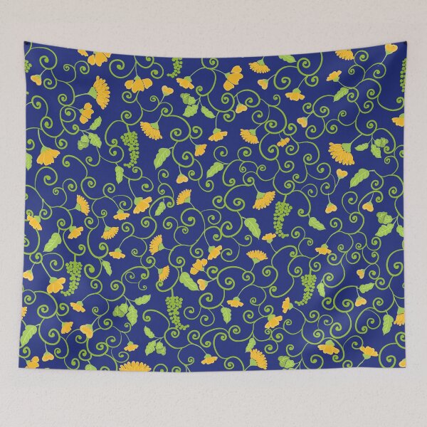 Item preview, Summer Breeze on Dark Blue designed and sold by Soramame.