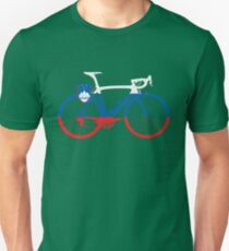 Camiseta unisex Bike Flag Slovenia (grande)