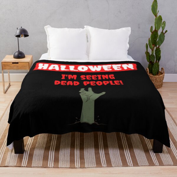 Item preview, Halloween: I'm Seeing Dead People! (red outline version) designed and sold by CherryDamzel.