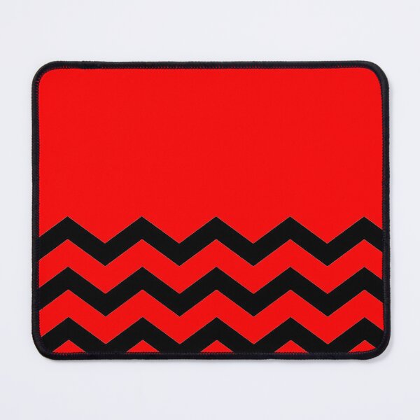 Item preview, BLACK AND RED CHEVRON ZIG ZAG HALF TONE PATTERN - BY OZCUSHIONSTOO designed and sold by ozcushionstoo.
