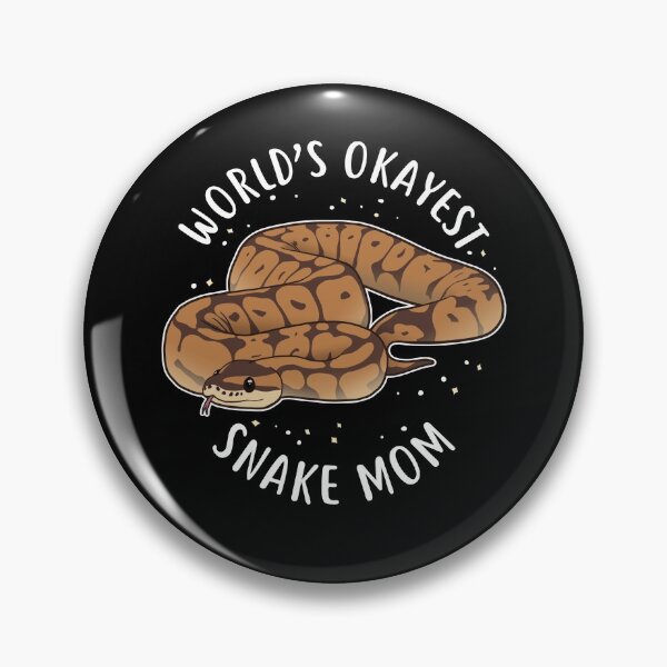 Item preview, Worlds Okayest Snake Mom designed and sold by Clara Hollins.