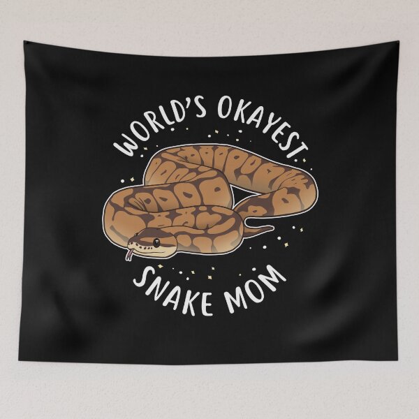 Item preview, Worlds Okayest Snake Mom designed and sold by Clara Hollins.