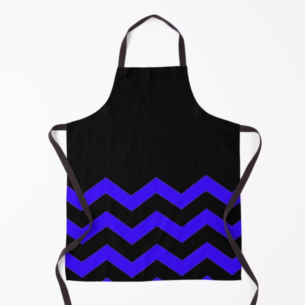 Item preview, BLUE AND BLACK CHEVRON ZIG ZAG  HALF TONE PATTERN - BY OZCUSHIONSTOO designed and sold by ozcushionstoo.