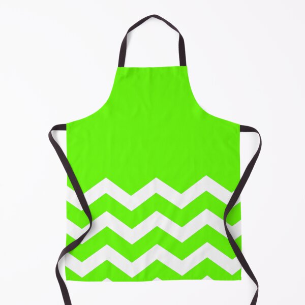 Item preview, WHITE AND NEON GREEN CHEVRON ZIG ZAG HALF TONE PATTERN - BY OZCUSHIONSTOO designed and sold by ozcushionstoo.